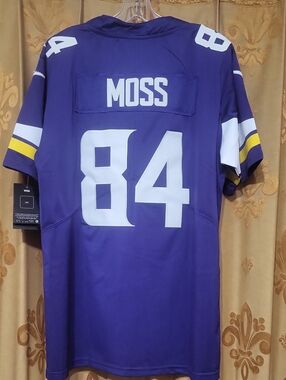 NFL Purple Moss #84 Men’s Football Jersey
